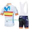 Fietskleding (Fietsshirt + Korte Koersbroek) 2020 Movistar Team N002